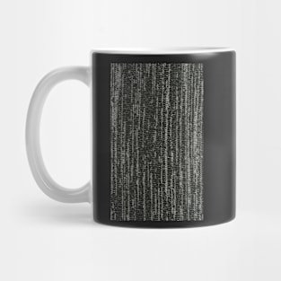 Black Fabric Texture Mug